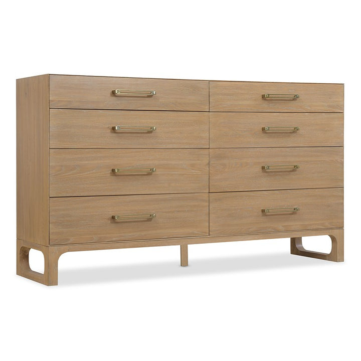 Banyon Bay - Eight Drawer Dresser - Light Brown