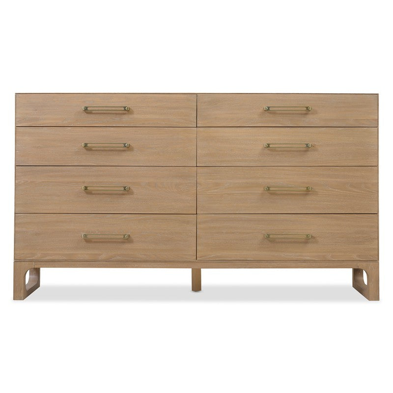 Banyon Bay - Eight Drawer Dresser - Light Brown