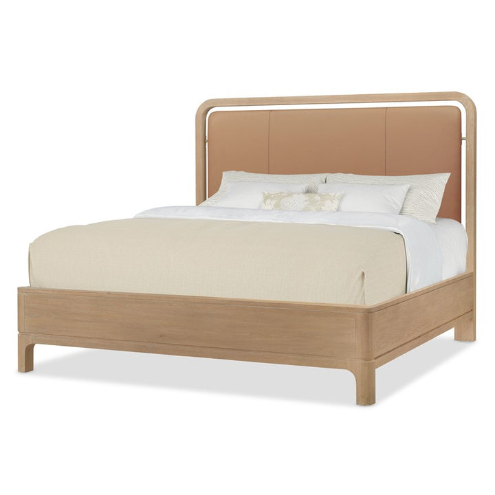Banyon Bay - King Panel Bed - Desert Oak Brown