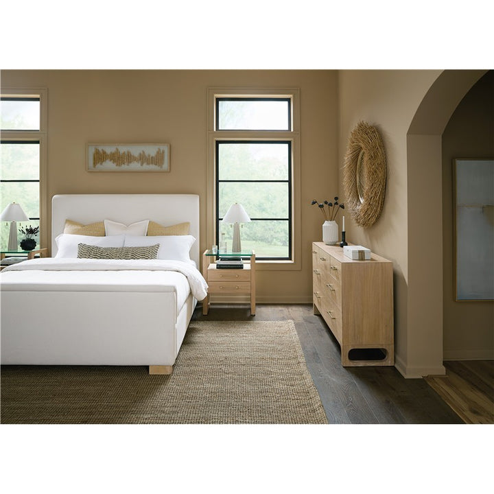 Banyon Bay - King Upholstered Bed - White