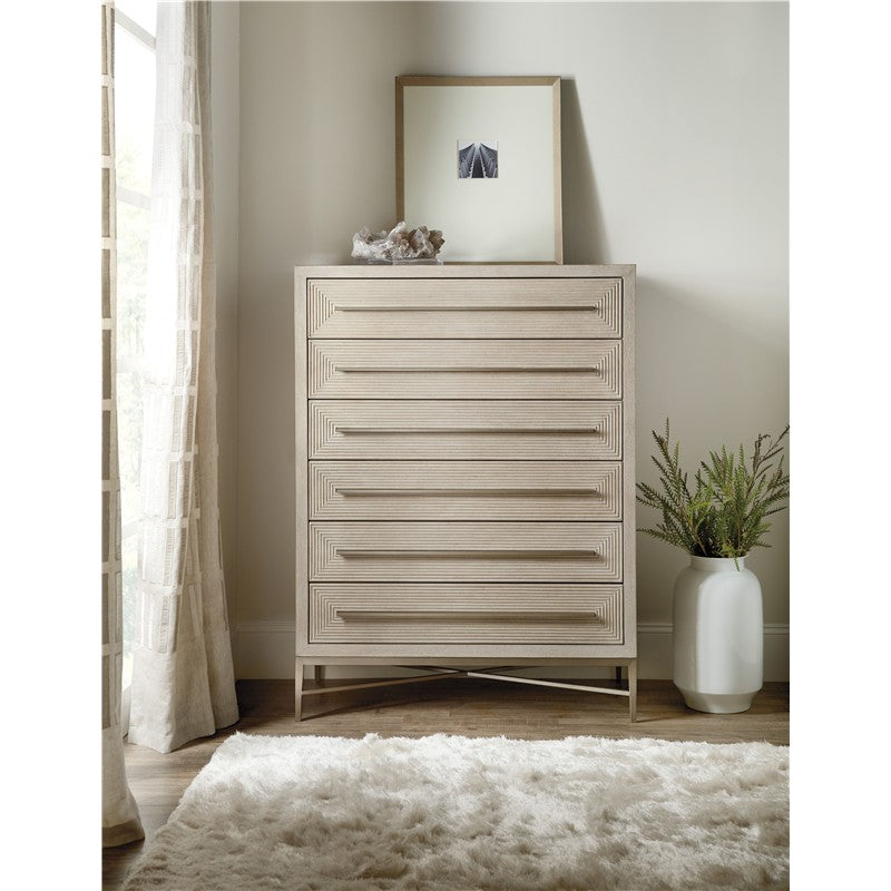 Cascade - 6-Drawer Chest - Light Brown