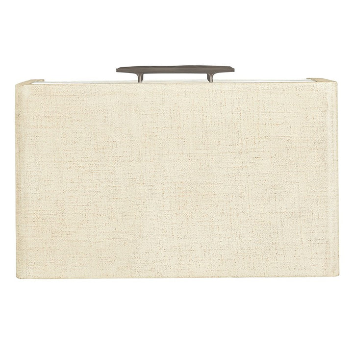 Cascade - 3-Drawer Nightstand - Beige / White