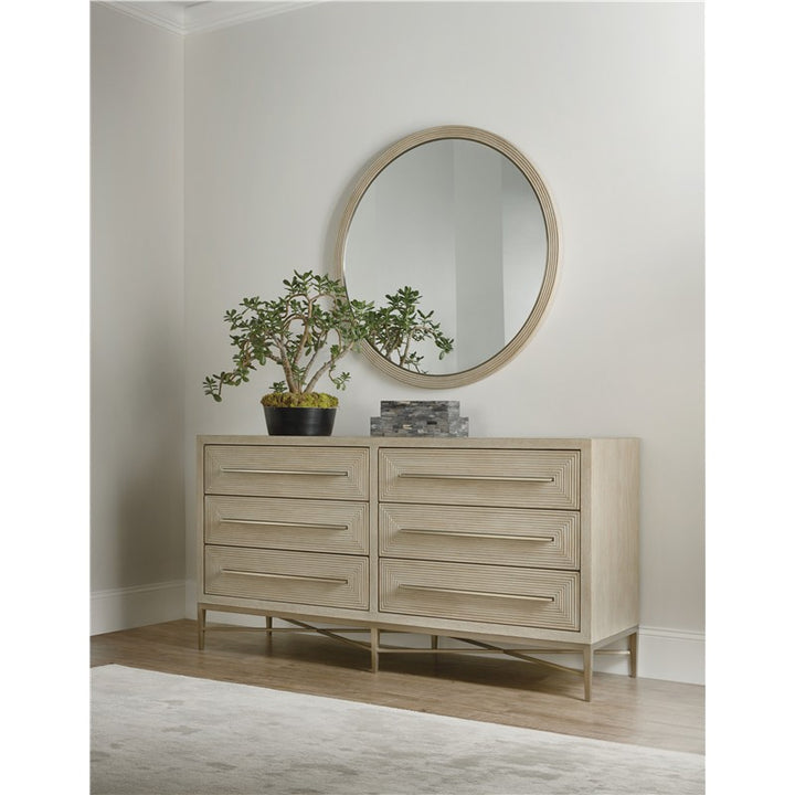 Cascade - 6-Drawer Dresser - Light Brown