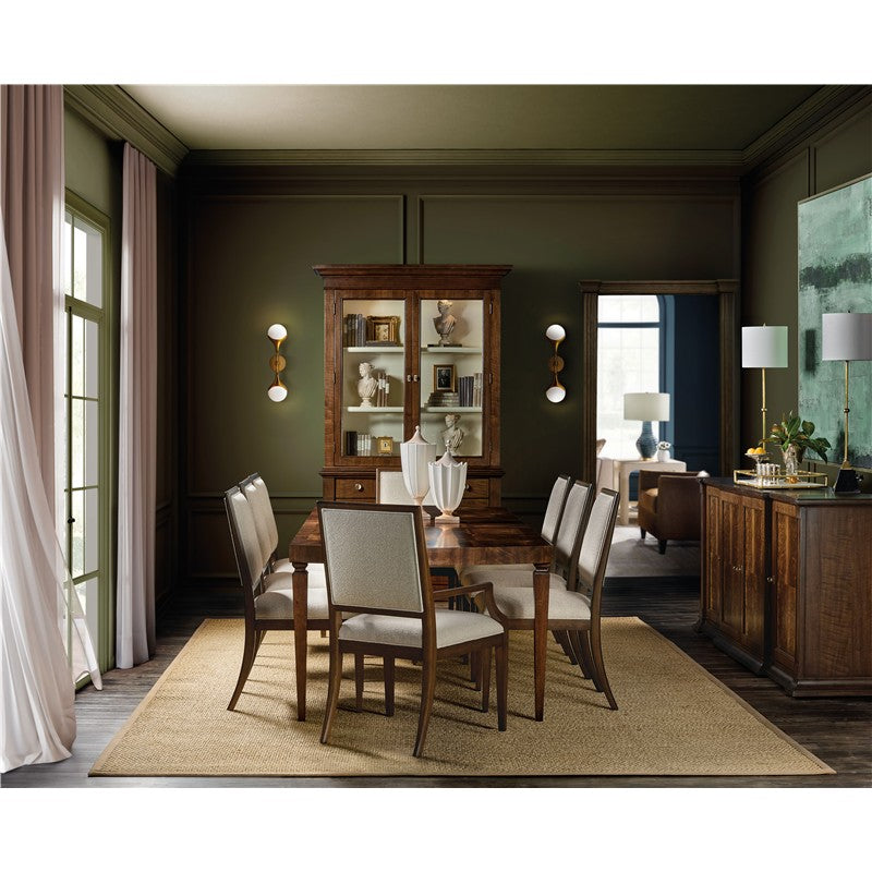 Archives - Rectangle Dining Table With Two 20" Leaves - Dark Brown