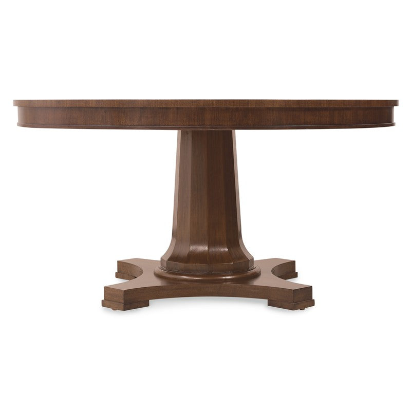Archives - Round Pedestal Dining Table - Dark Brown