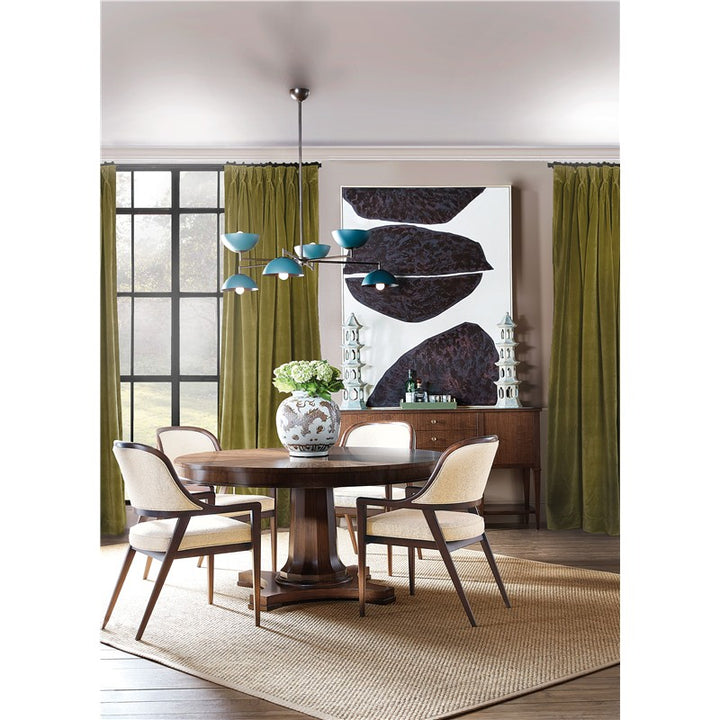 Archives - Round Pedestal Dining Table - Dark Brown