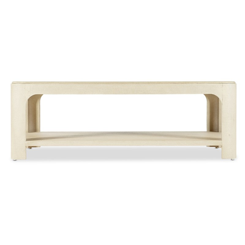 Archives - Raffia Rectangle Cocktail Table - Beige