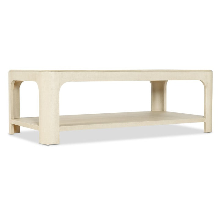 Archives - Raffia Rectangle Cocktail Table - Beige