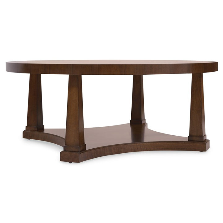 Archives - Round Cocktail Table - Dark Brown