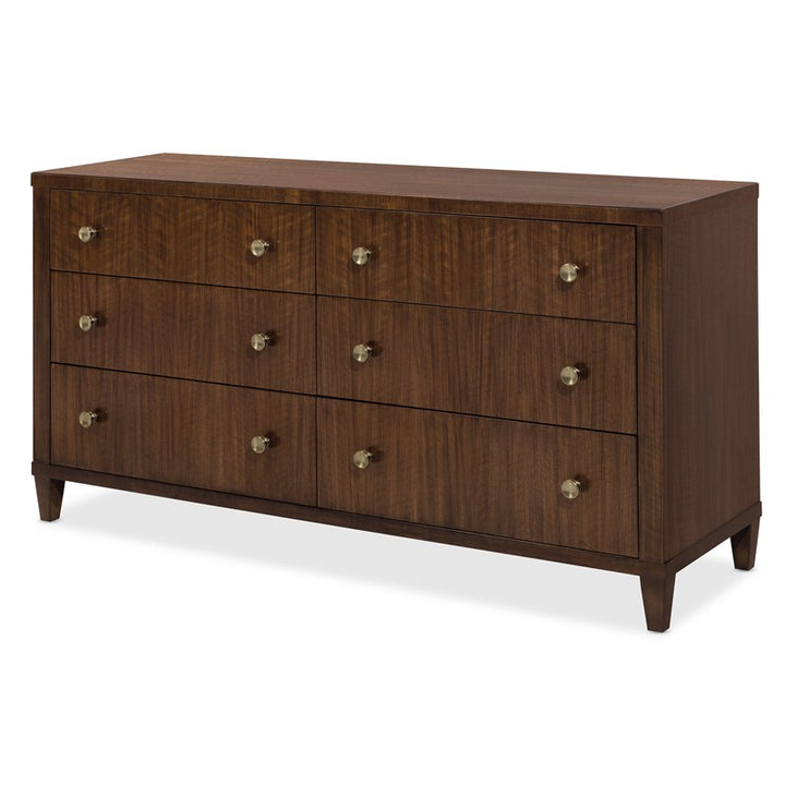 Archives - Six-Drawer Dresser - Dark Brown