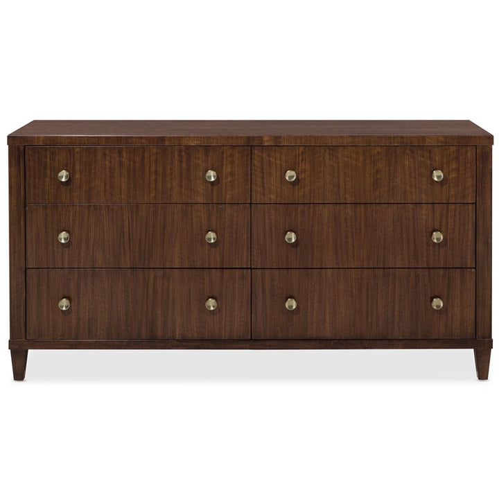 Archives - Six-Drawer Dresser - Dark Brown