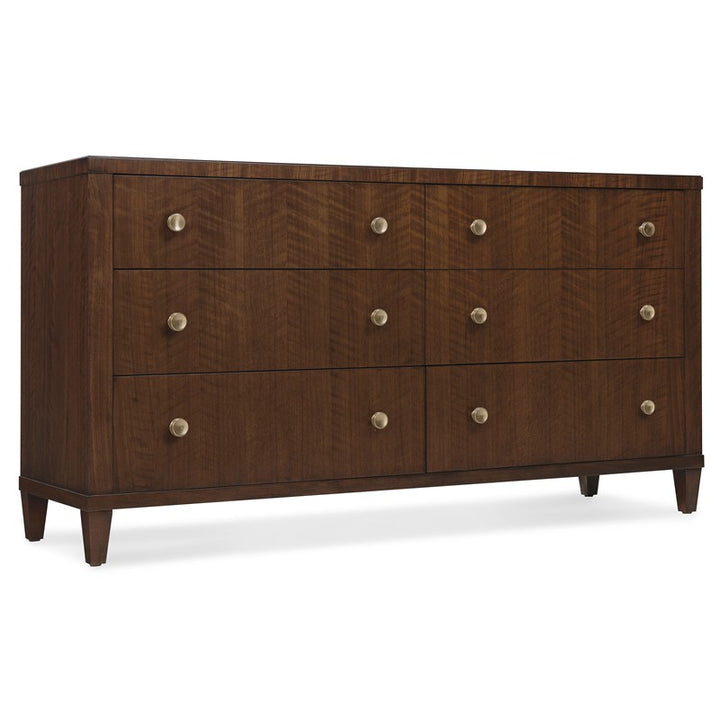 Archives - Six-Drawer Dresser - Dark Brown