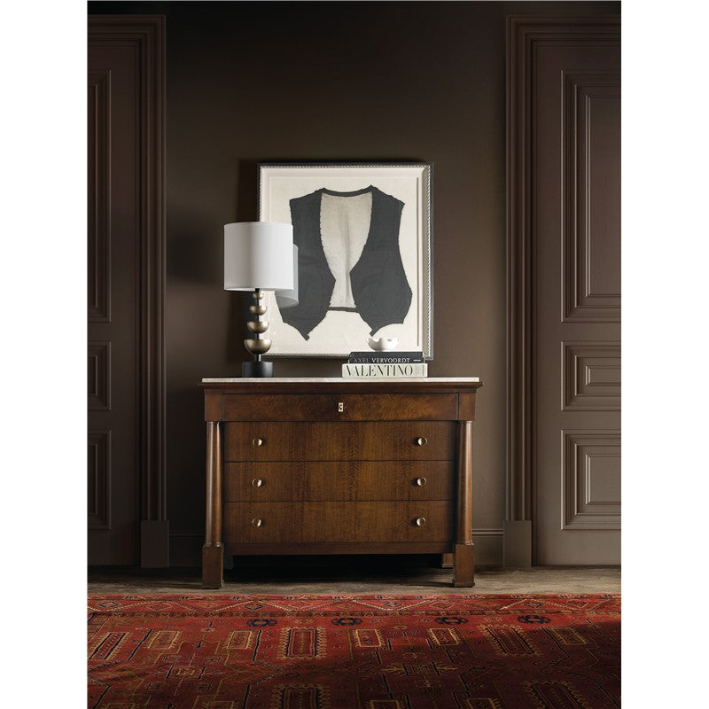 Archives - Four-Drawer Chest - Dark Brown