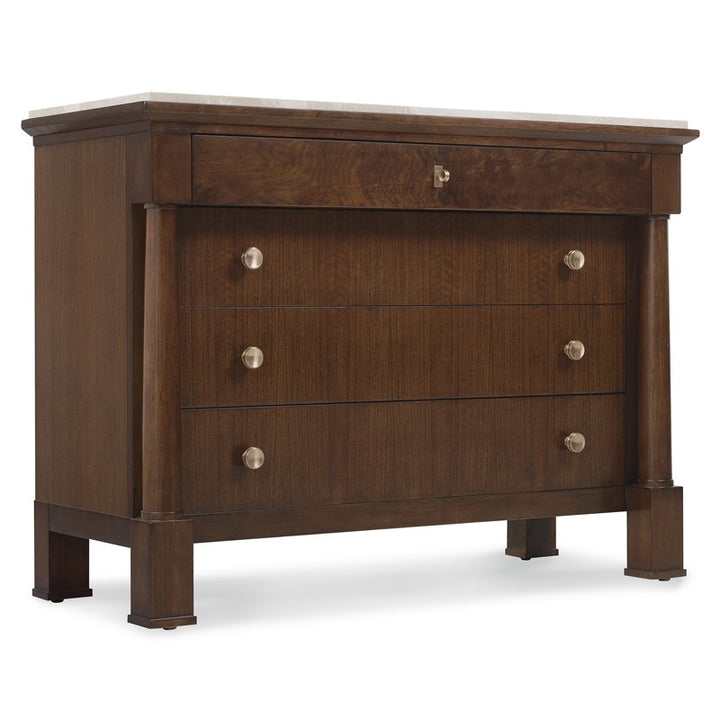 Archives - Four-Drawer Chest - Dark Brown