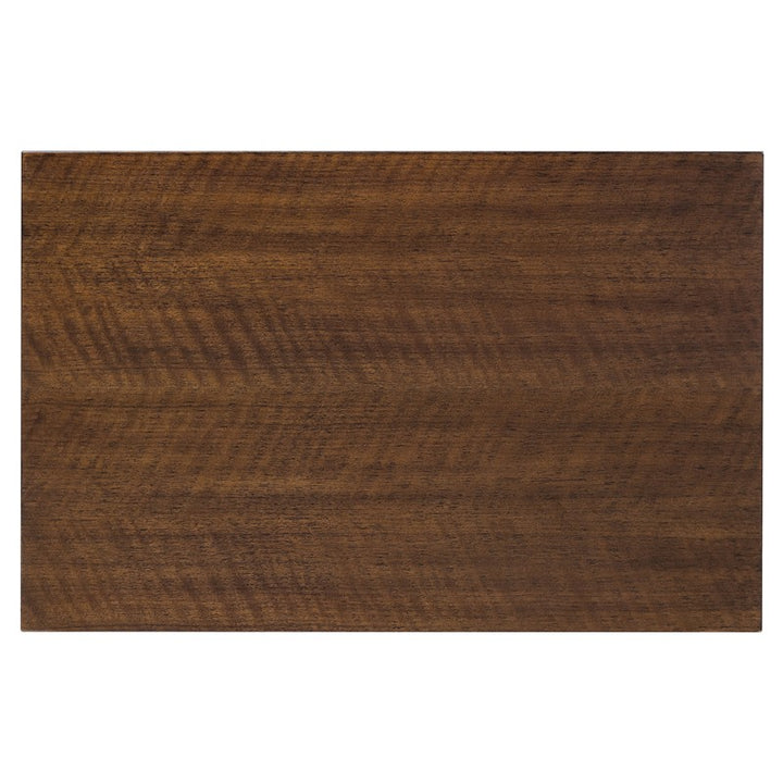 Archives - Two-Drawer Nightstand - Dark Brown
