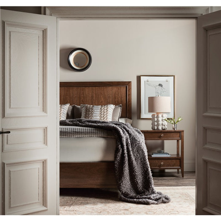 Archives - Two-Drawer Nightstand - Dark Brown