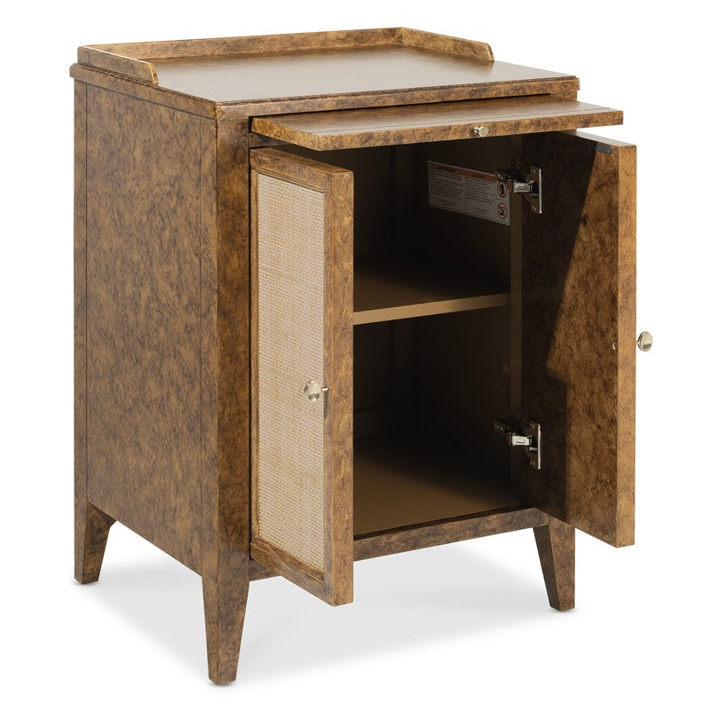 Archives - Two-Door Nightstand - Dark Brown