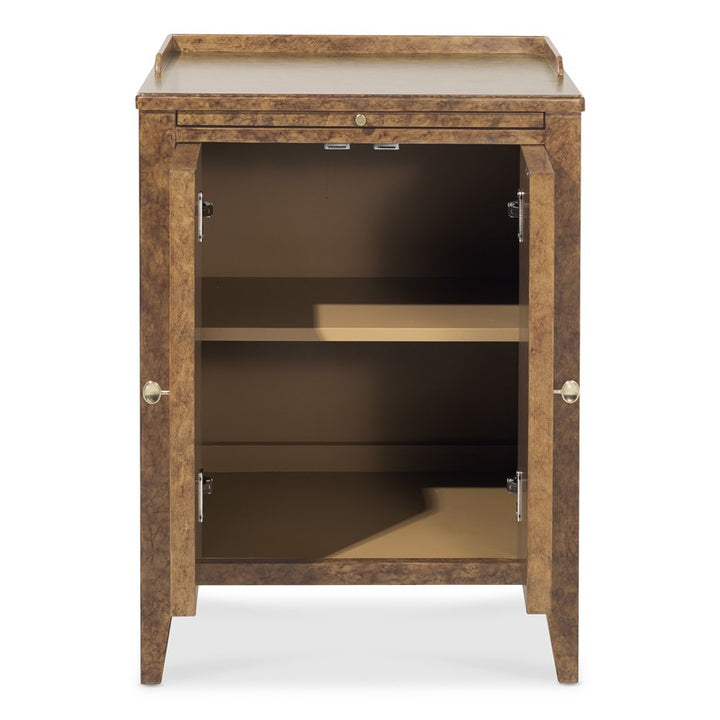 Archives - Two-Door Nightstand - Dark Brown