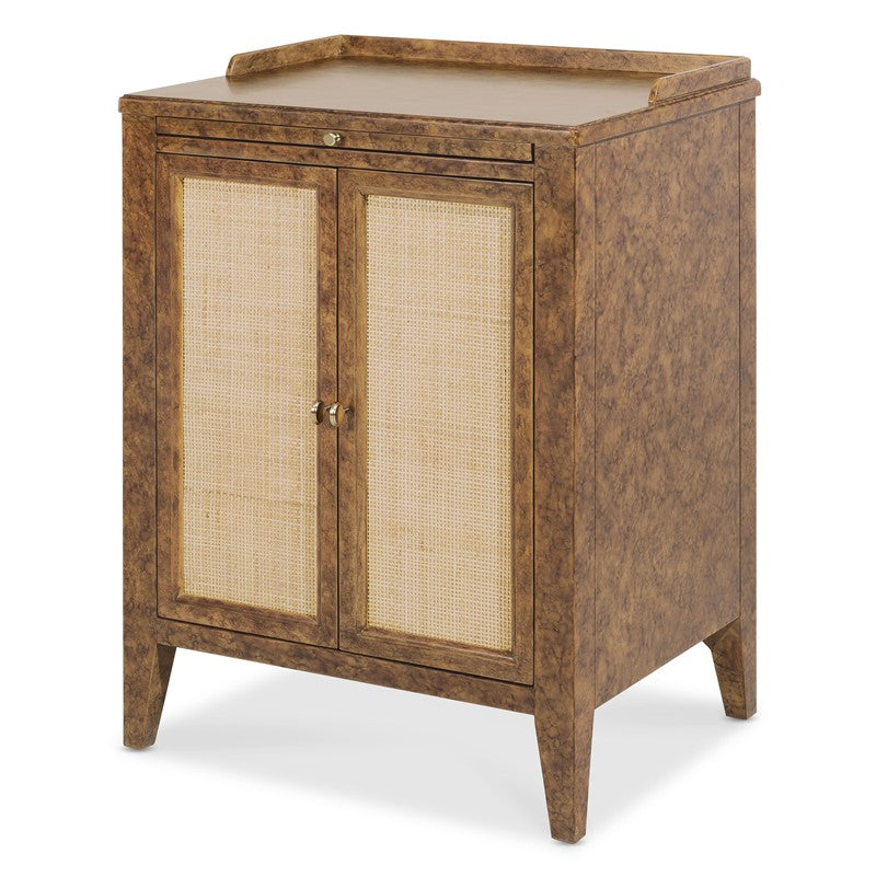 Archives - Two-Door Nightstand - Dark Brown