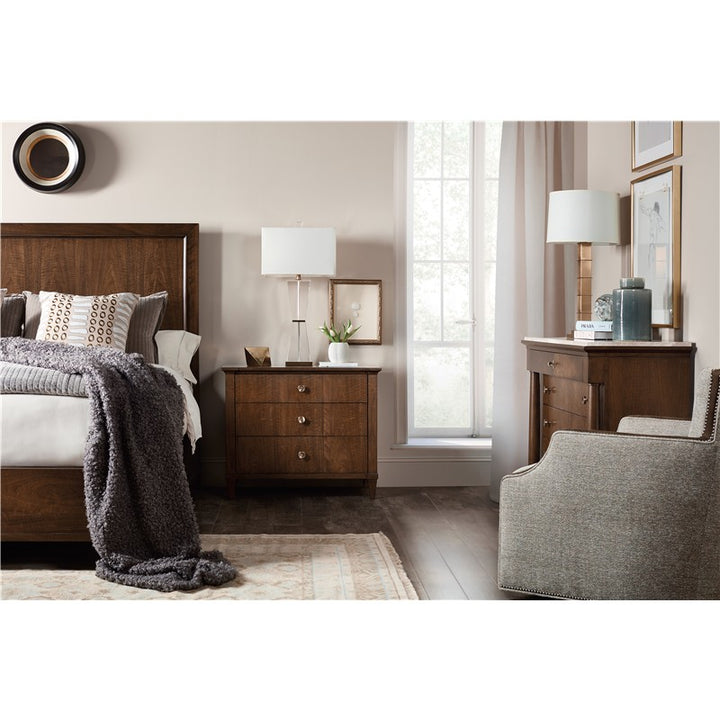 Archives - California King Panel Bed - Dark Brown