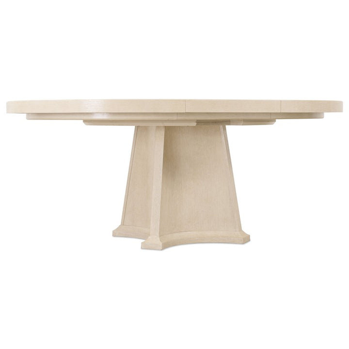 Westwood - Round Dining Table With One 20" Leaf - Beige