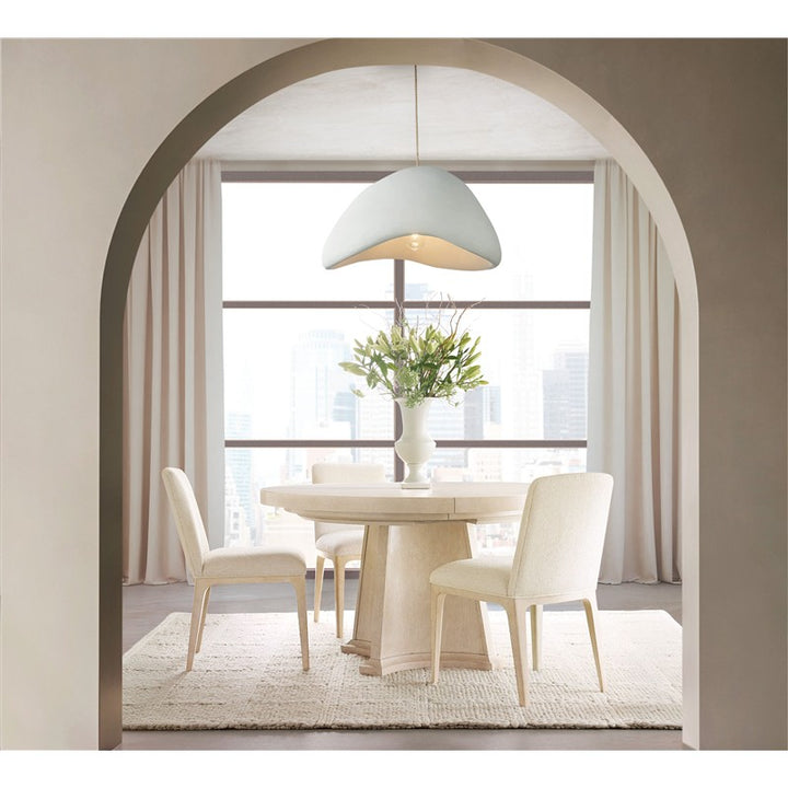 Westwood - Round Dining Table With One 20" Leaf - Beige