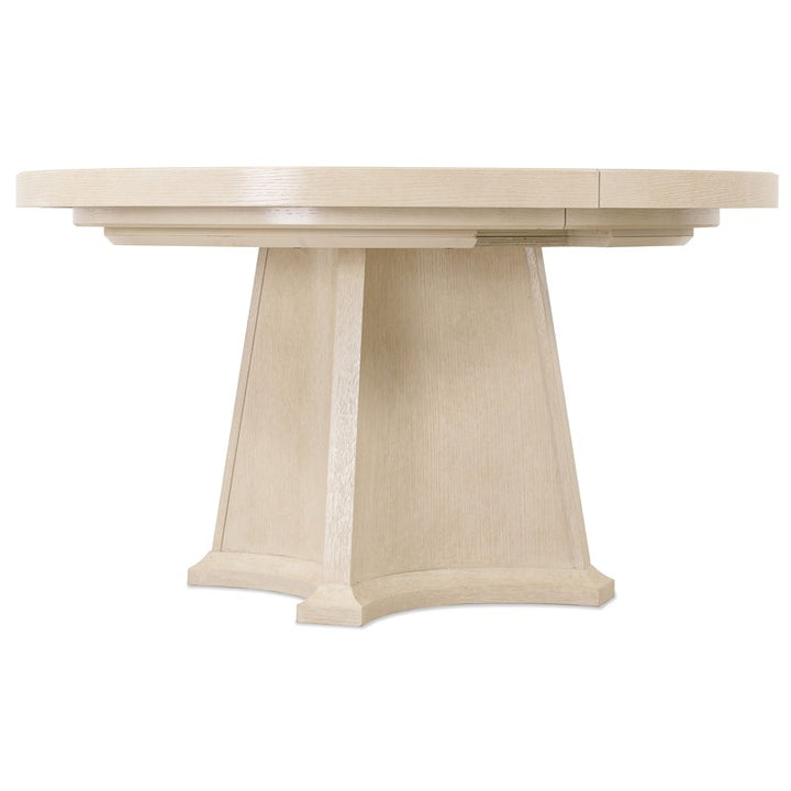 Westwood - Round Dining Table With One 20" Leaf - Beige