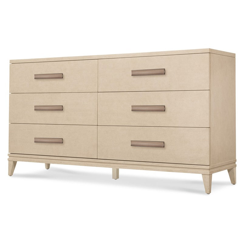 Westwood - Six-Drawer Dresser - Beige