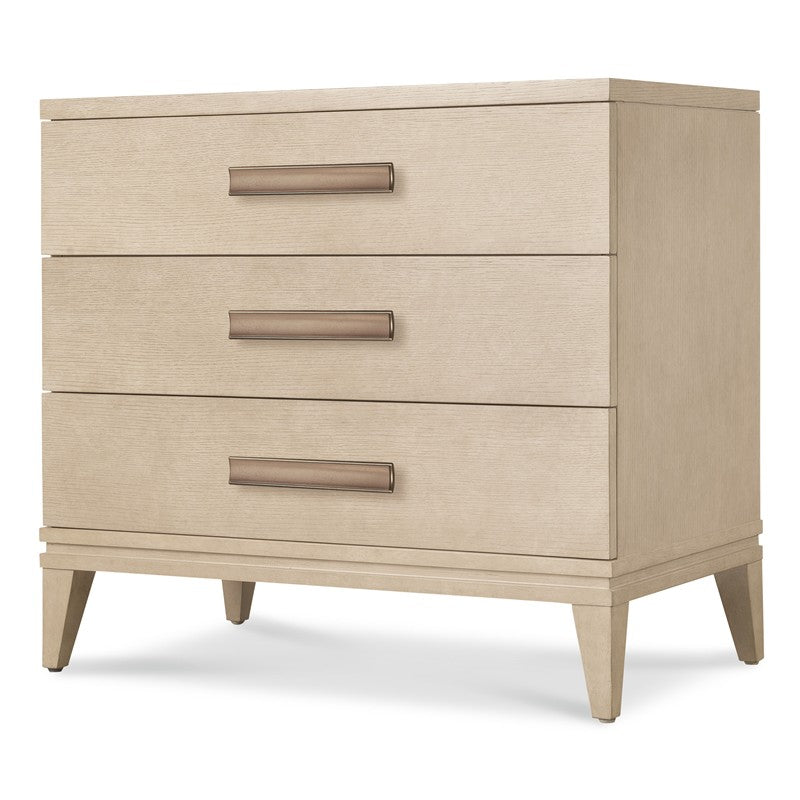 Westwood - Three-Drawer Nightstand - Beige