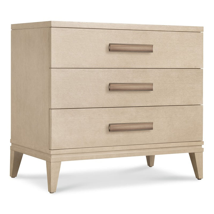 Westwood - Three-Drawer Nightstand - Beige