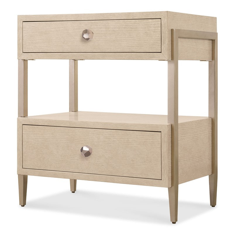 Westwood - Two-Drawer Nightstand - Beige