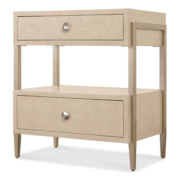 Westwood - Two-Drawer Nightstand - Beige