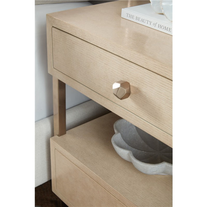 Westwood - Two-Drawer Nightstand - Beige