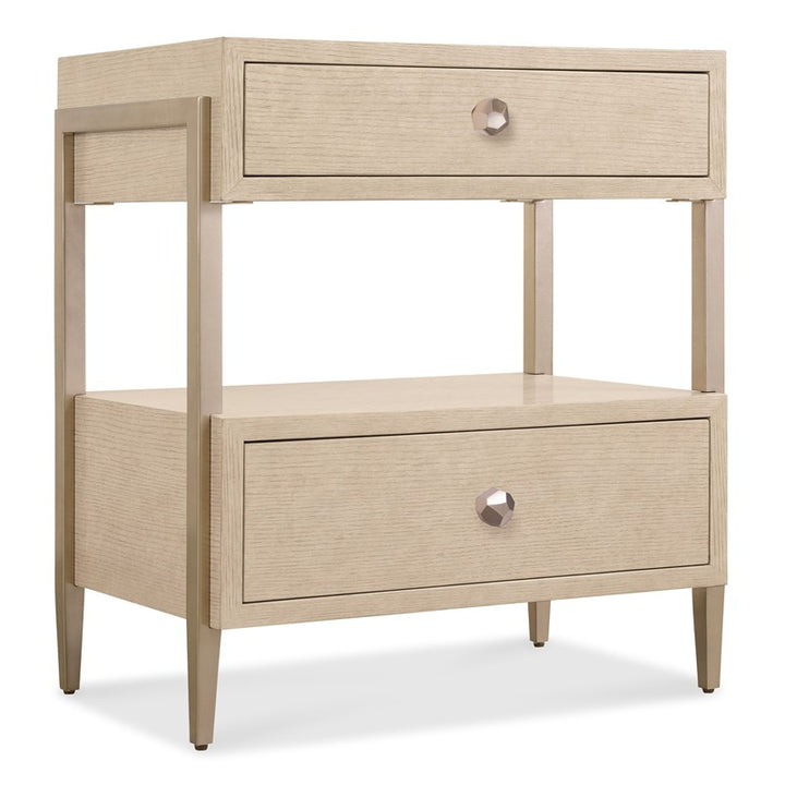 Westwood - Two-Drawer Nightstand - Beige