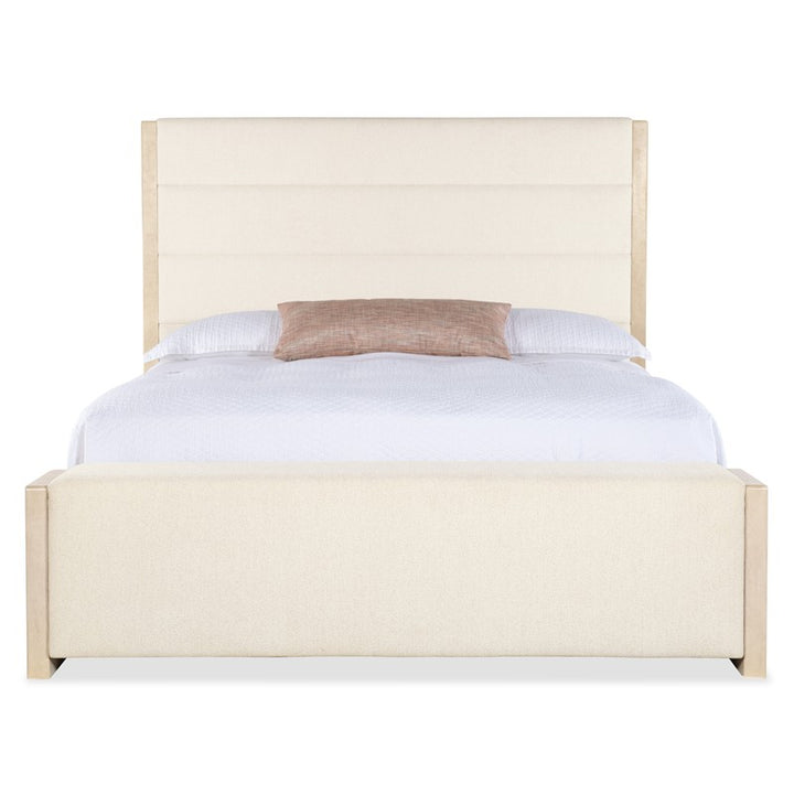 Westwood - King Upholstered Storage Bed - Beige
