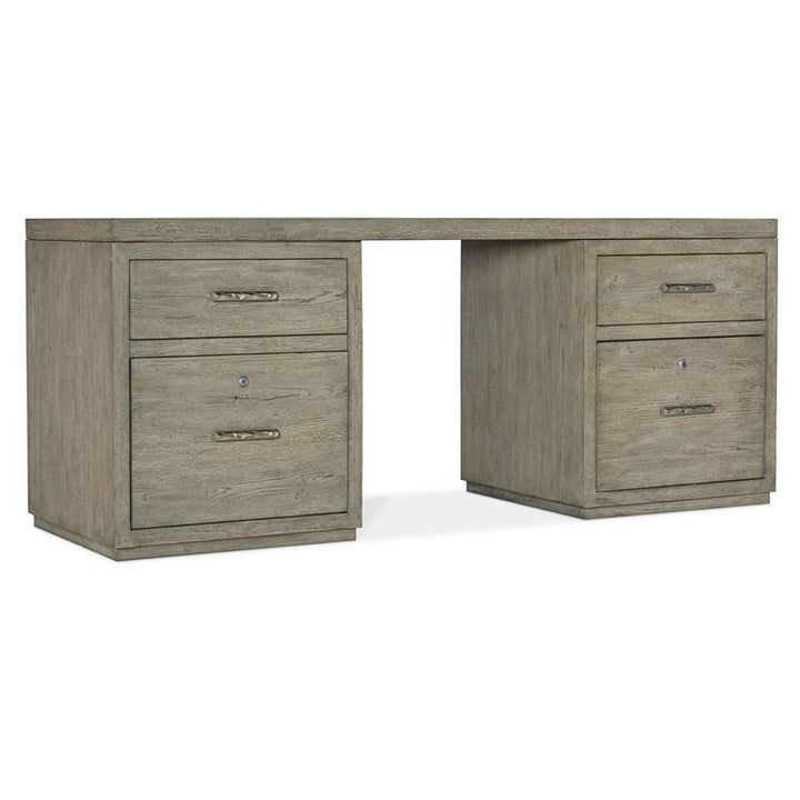 Linville Falls - Desk - 72" Top - 2 Small Files