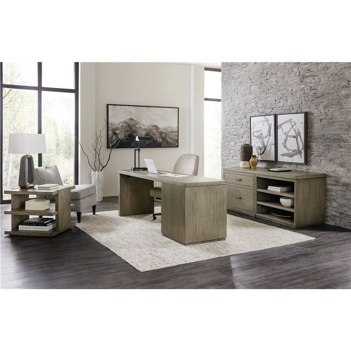 Linville Falls - Desk - 72" Top - Small File And Leg