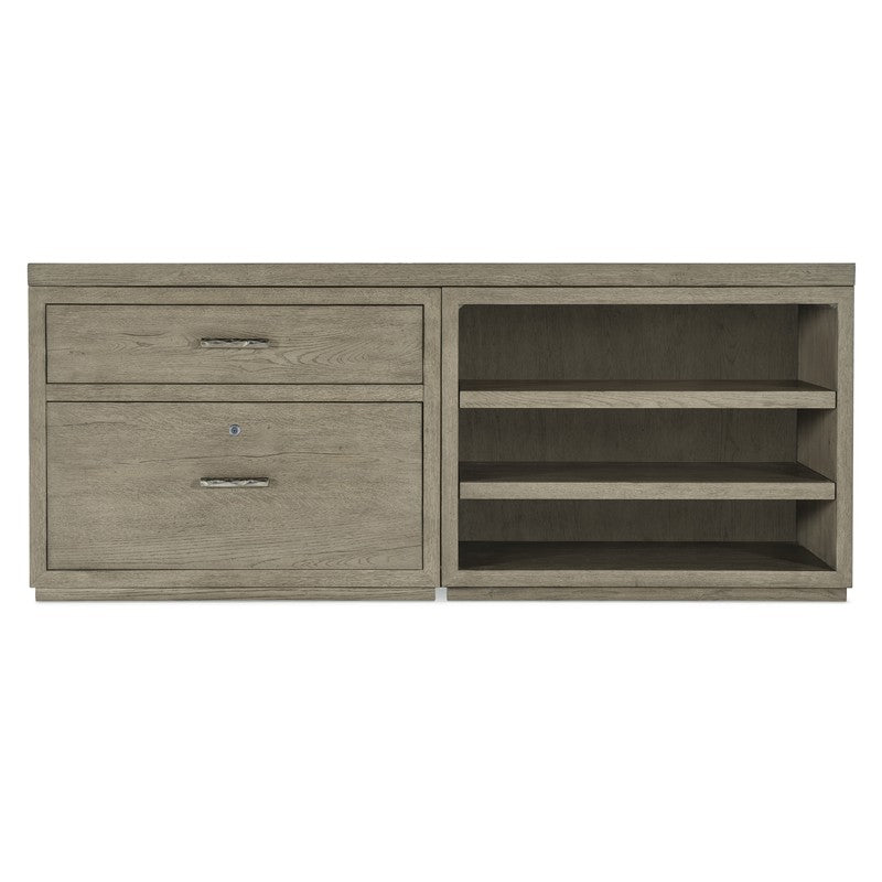 Linville Falls - Credenza - 72" Top - Lateral File And Open