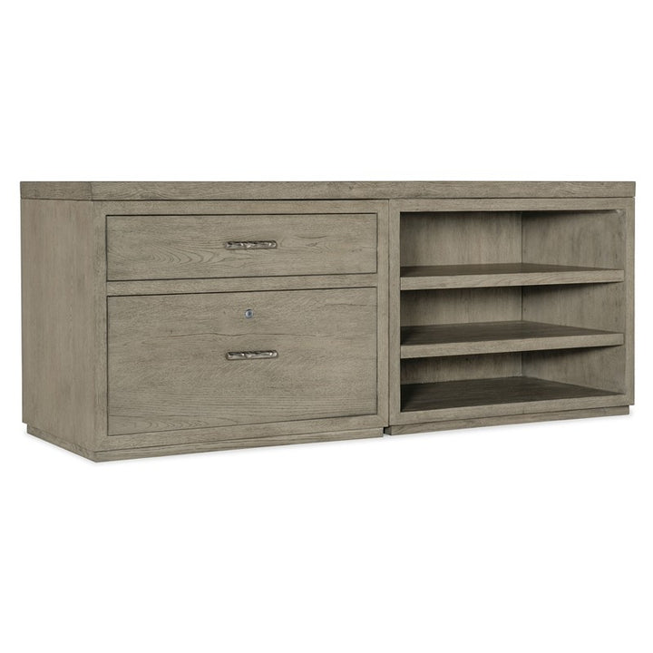 Linville Falls - Credenza - 72" Top - Lateral File And Open