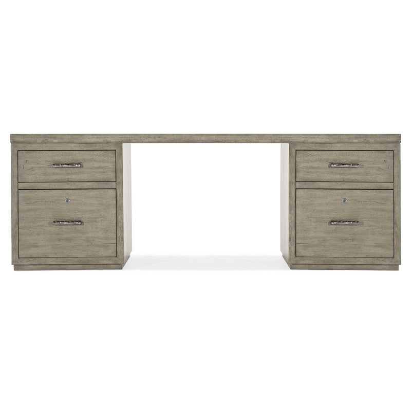 Linville Falls - Desk - 84" Top - 2 Small Files