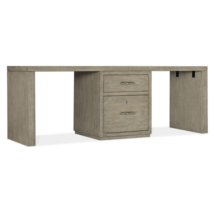 Linville Falls - Desk - 84" Top - Small File And 2 Legs