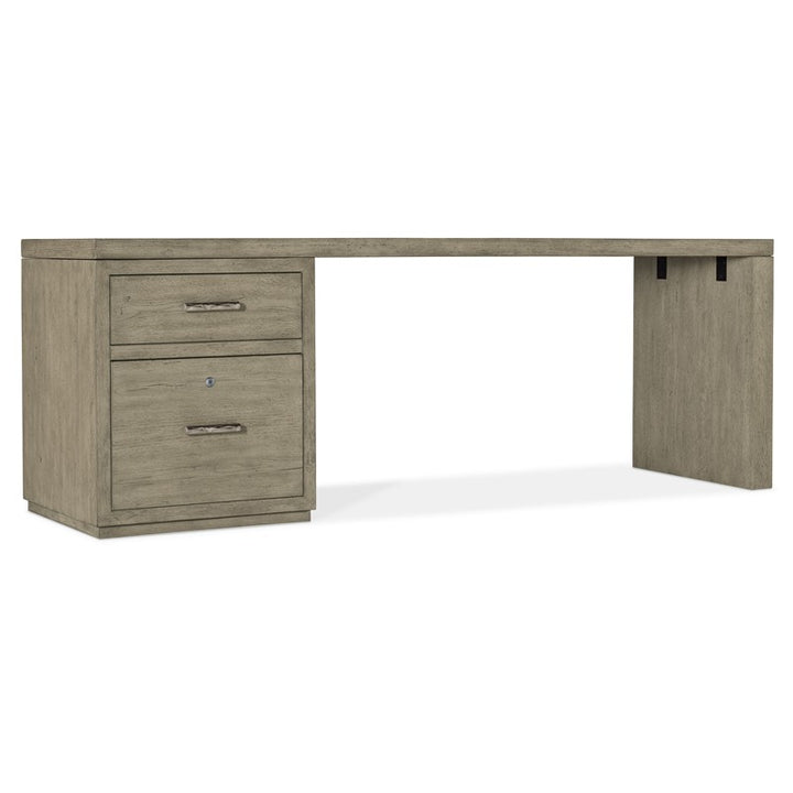 Linville Falls - Desk - 84" Top - Small File And Leg