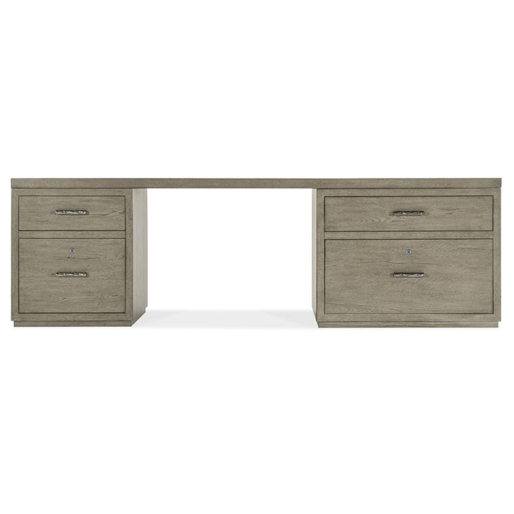 Linville Falls - Desk - 96" Top - Small File And Lateral File