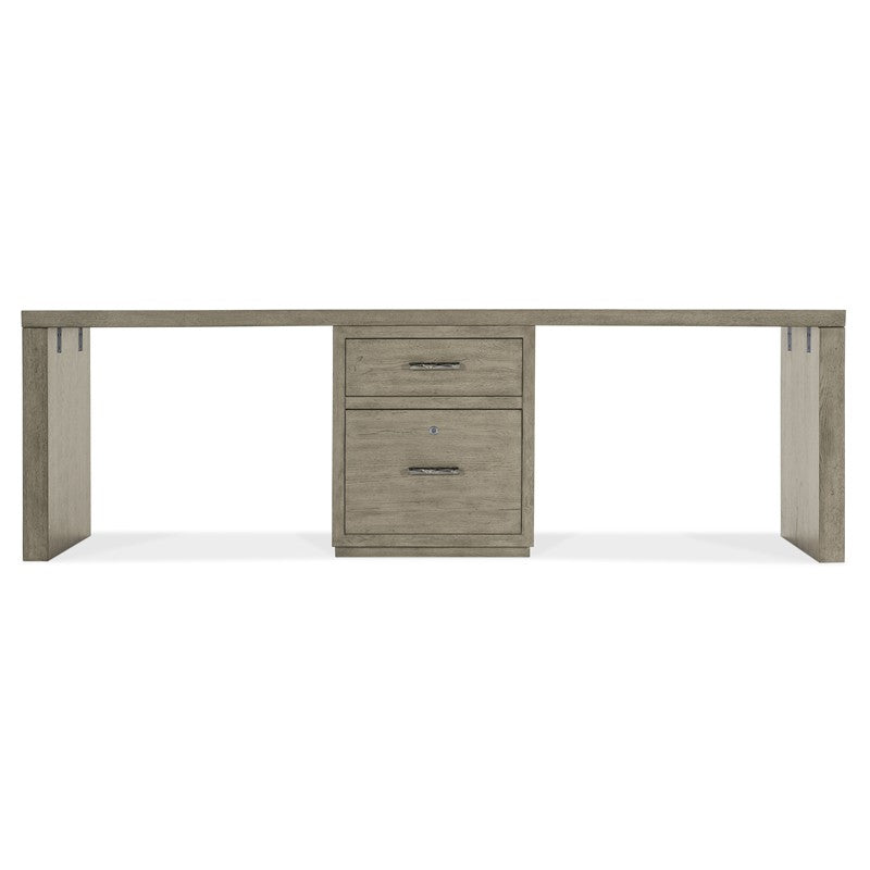 Linville Falls - Desk - 96" Top - Small File And 2 Legs
