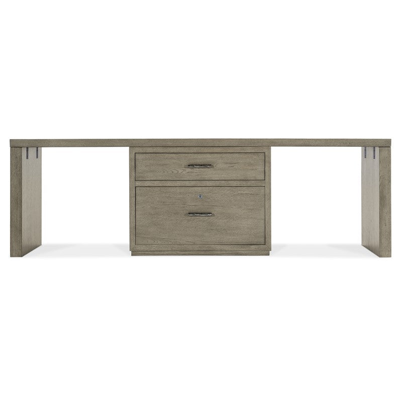 Linville Falls - Desk - 96" Top - Lateral File And 2 Legs