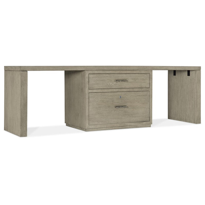 Linville Falls - Desk - 96" Top - Lateral File And 2 Legs