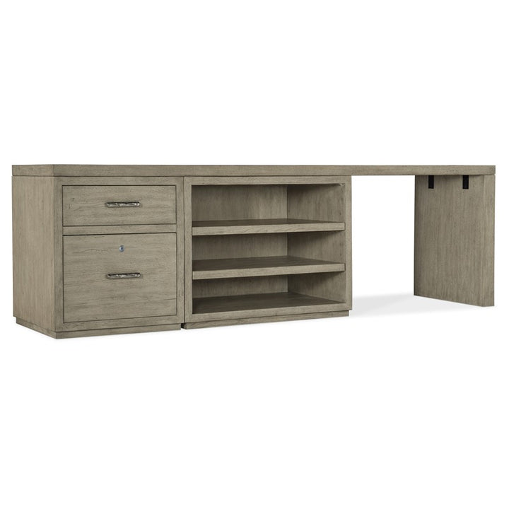 Linville Falls - Desk - 96" Top - Small File - Open And Leg