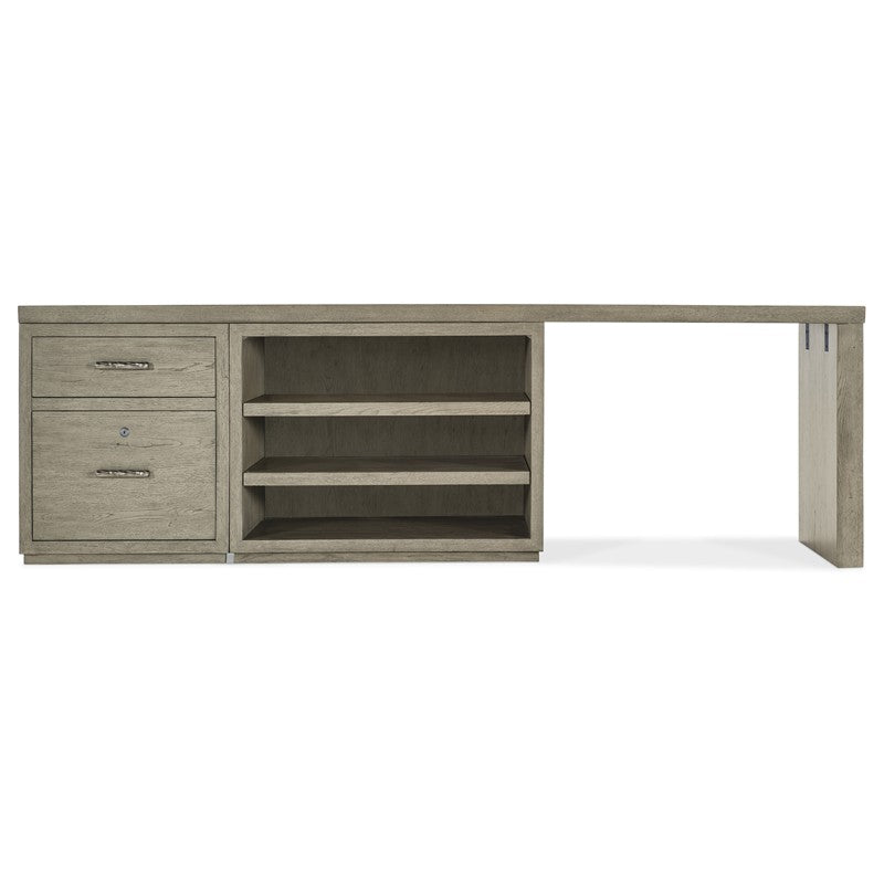 Linville Falls - Desk - 96" Top - Small File - Open And Leg