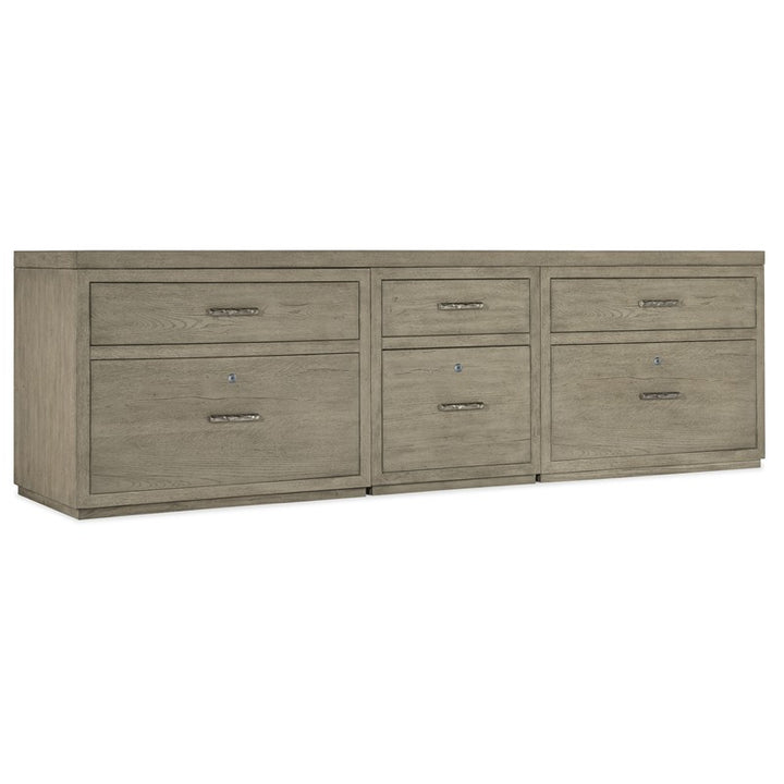 Linville Falls - Credenza - 96" Top - Small File And 2 Lateral Files