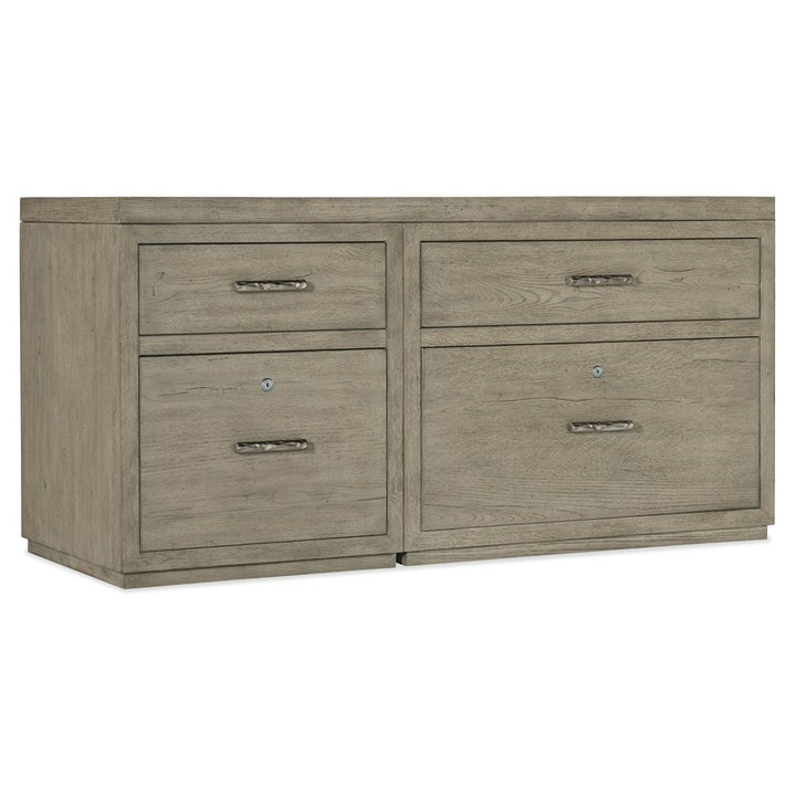 Linville Falls - Credenza 60" Top - Small File And Lateral File